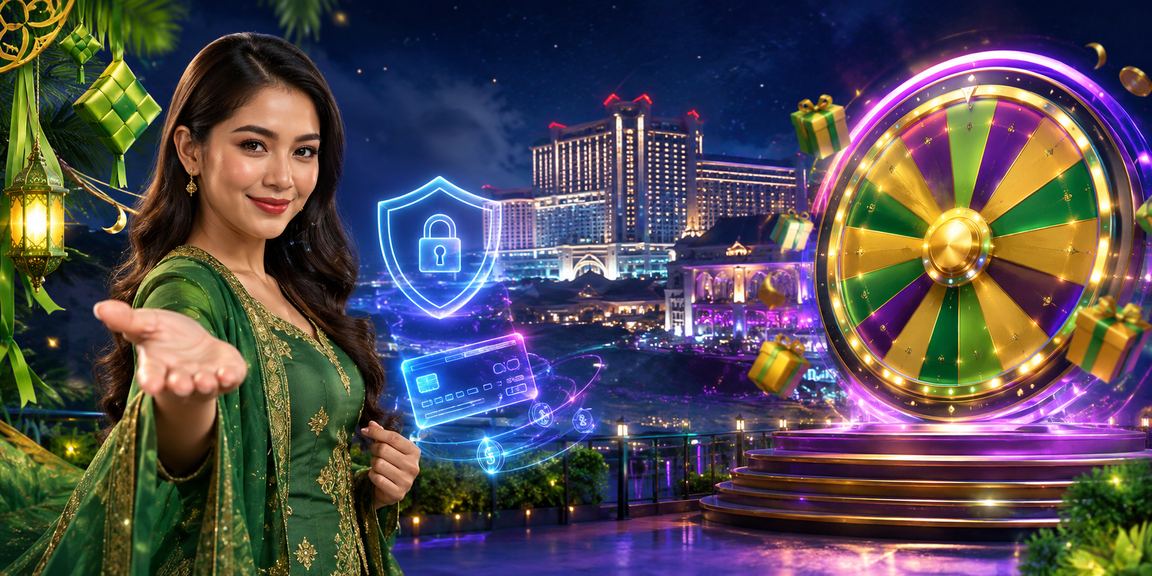 Pemain slot di Genting Highlands sedang menikmati pengalaman bertaruhan Hari Raya